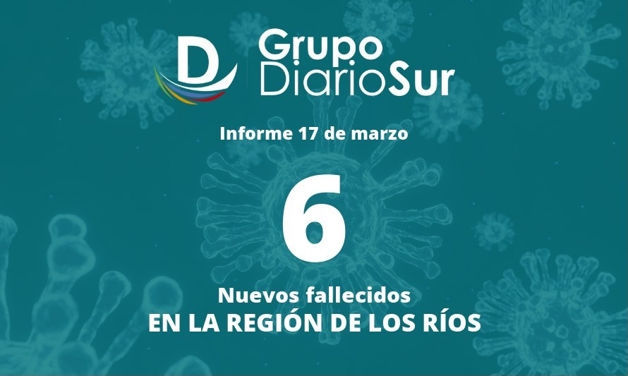 Seremi de Salud Los Ríos lamentó seis nuevos fallecidos por covid-19